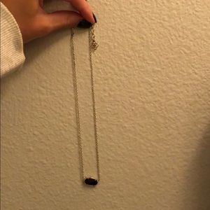Kendra Scott Elisa Gold Pendant Necklace in Black